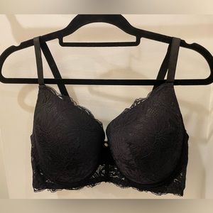 Juicy Couture Sexy Black Floral Laced Bra